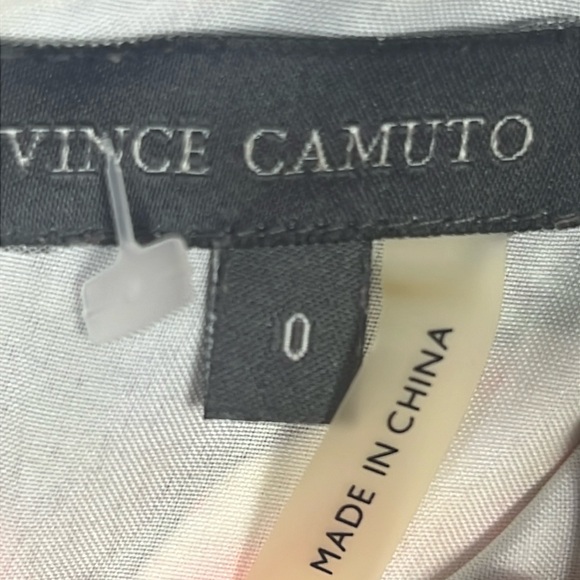 Vince Camuto - Women's Spaghetti Strap Ruffle Tropical Print Mini Dress Small - Picture 10 of 11